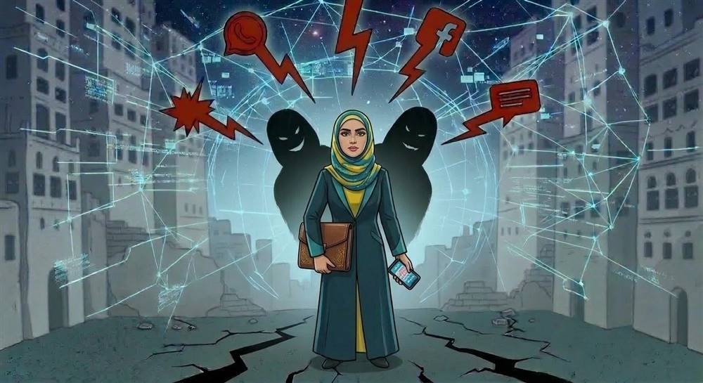 العنف الرقمي ضد الفاعلات بالفضاء العام في اليمن